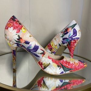 Nine West Floral Stiletto Pumps